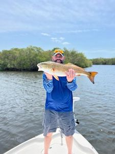 Angler reels in a 28-inch fish in Florida