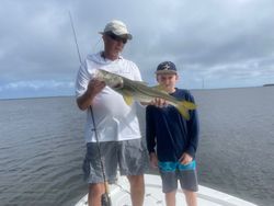 Snook, 21-inch fish caught while fishing in FL