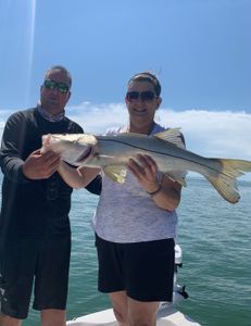 Snook fish caught by 2 people in Fort Myers