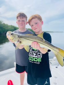 Kids enjoyed their Snook Fishing