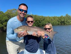 A Redfish caught in FL while fishing