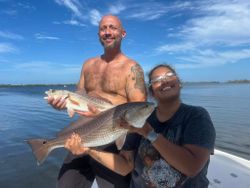 2 redfish caught while fishing in FL