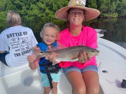 Redfish caught while fishing in Fort Myers