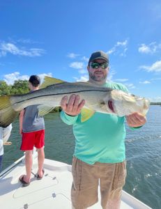 Snook fish caught while fishing in Fort Myers