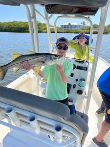 Snook, 25-inch fish caught fishing in Fort Myers