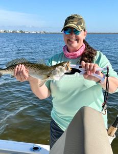 Spotted weakfish caught while fishing in Fort Myers