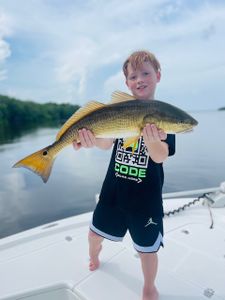Angler with a big fish in FL