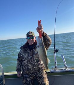 Angler enjoying a fishing trip in OH