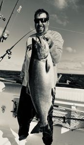 Salmon Fishing in Lake Michigan