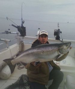 Angling Bliss on Lake Michigan Waters