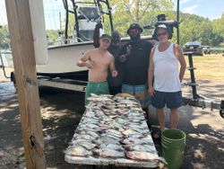 4 people fishing in Georgia