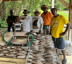 6 anglers fishing in Thomson