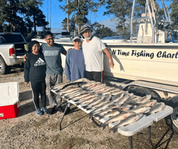 Four anglers fishing in Georgia
