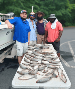 Four people fishing in GA