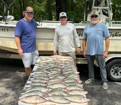 Image of 3 people fishing in GA