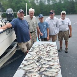Five anglers fishing in GA