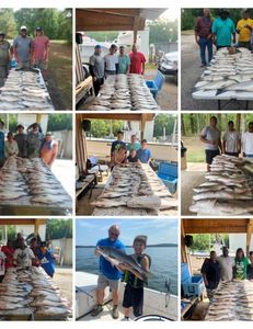 A fishing trip in GA with 25 people