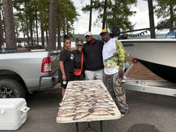Group of 4 people fishing in GA