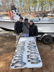 A great day of fishing on the lake!