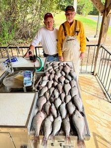 4 big fish caught on a fishing trip in GA