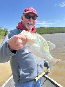 A lone angler fishing in OK