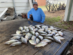 Two chub mackerel, 29 inch fish caught while fishing in OK