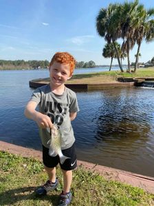 An angler fishing with a rod in Florida