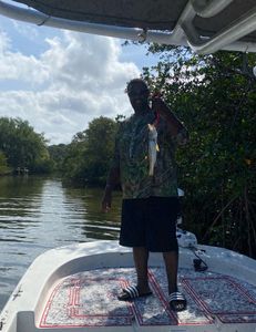 Snook fish caught while fishing on holiday