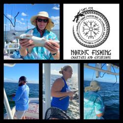 Two bonnethead sharks caught during a fishing trip