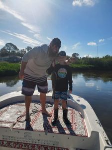 Two people fishing in Florida