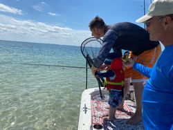 Two people fishing in Florida