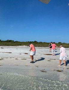 Two people fishing in Florida