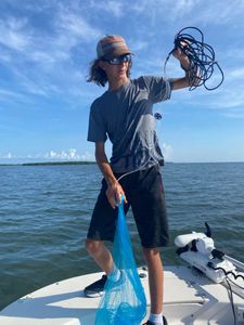 Fishing during a holiday trip