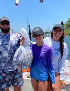 Three people fishing in Florida