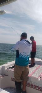 Person fishing in Florida