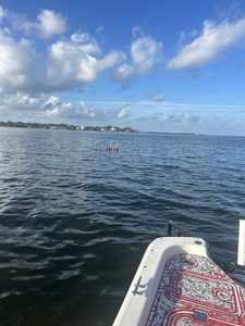 Partly cloudy skies set the stage for an epic fishing adventure in Holiday!