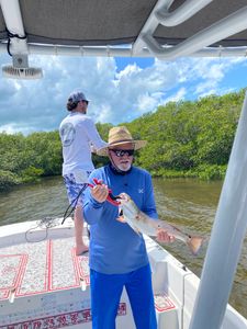 Redfish catches in holiday location