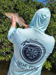 Redfish caught during fishing trip in holiday location