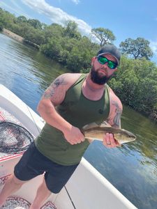 Redfish caught on fishing trip in Holiday location