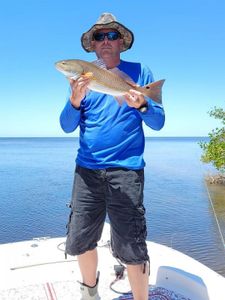 Redfish caught during holiday fishing trip