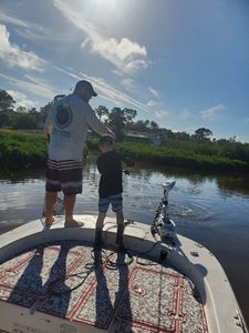 Scenic holiday fishing trip