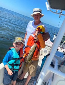 Snook fish caught during a fishing trip at Holiday