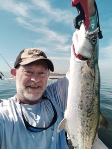 Fishing for a Spanish Mackerel in Florida