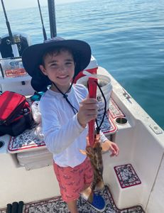 Single holiday fishing scene