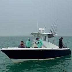 Four anglers fishing in New Jersey