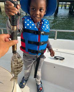 Catching sheepshead and making memories! 