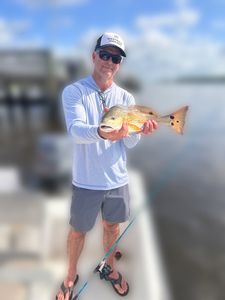 Angler fishing in Wilmington