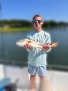 A person fishing in Wilmington