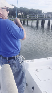 Reeling in the best catch with deep sea trolling light tackle!