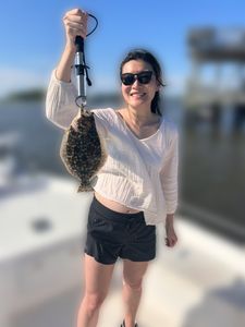 Southern Flounder caught while fishing in NC